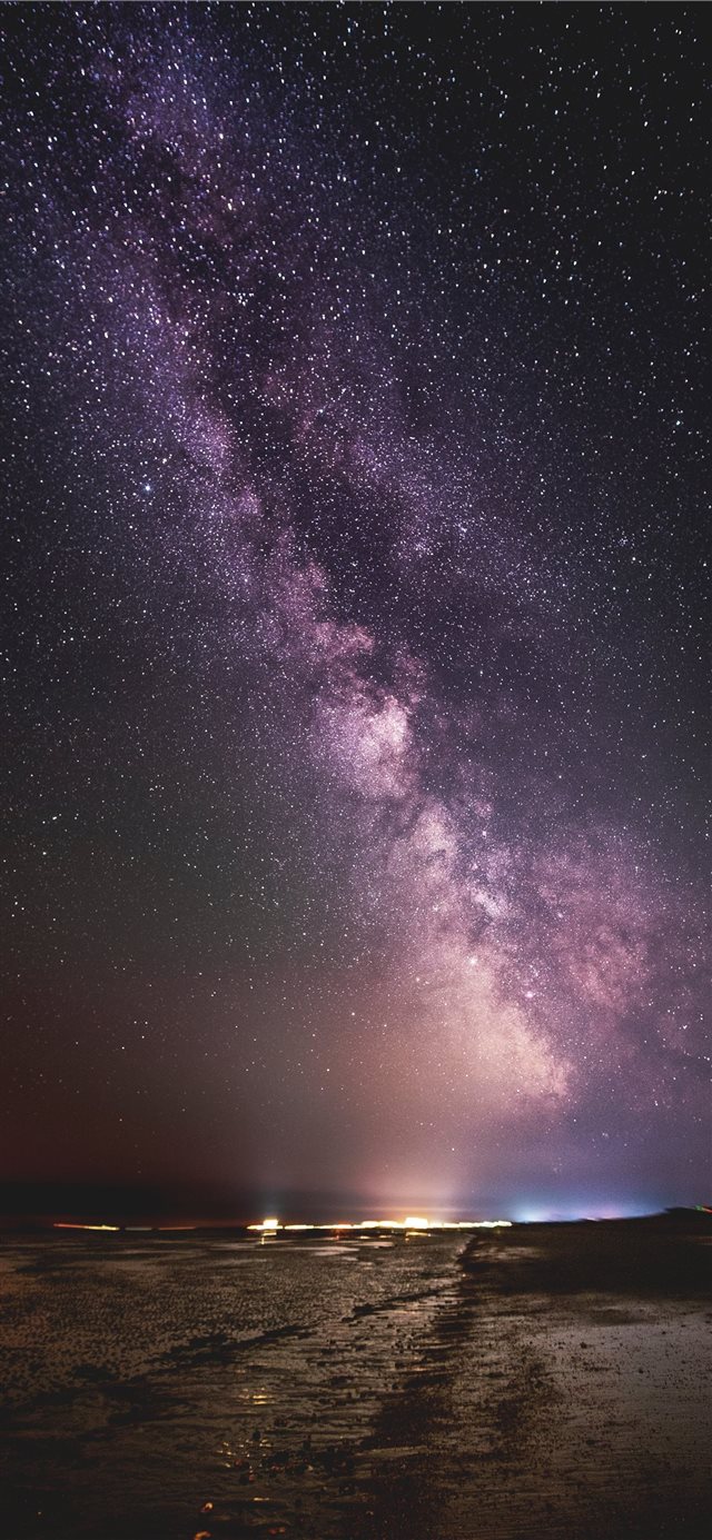 Milky Way iPhone X wallpaper 