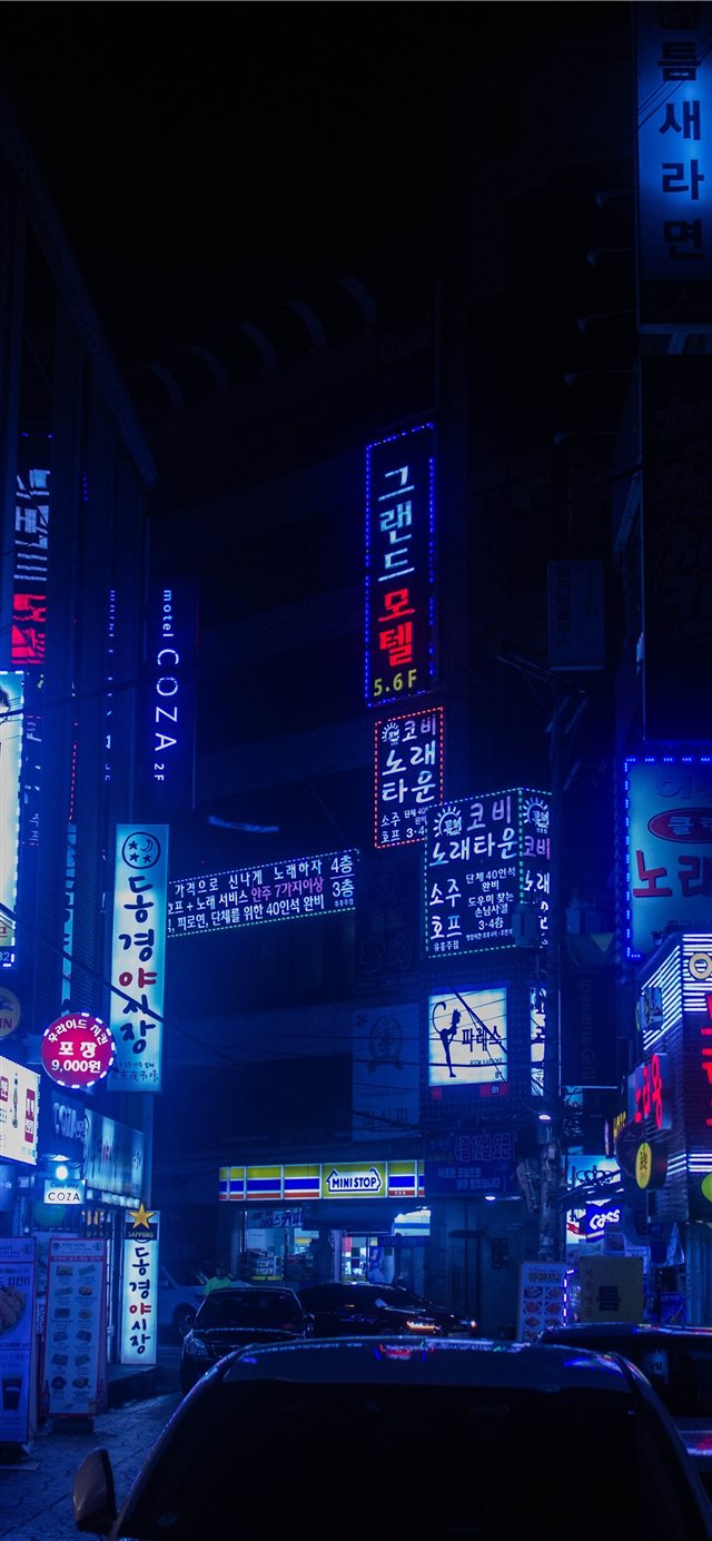 Neon Signs iPhone 11 wallpaper 