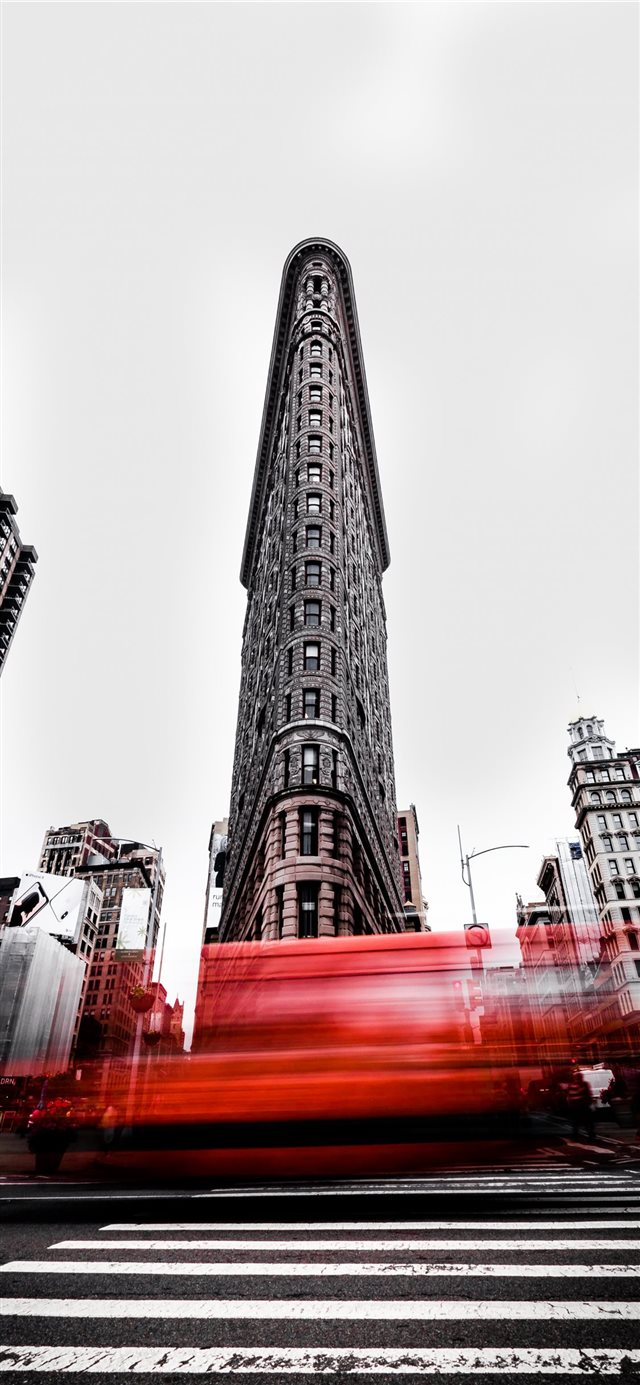 The Flatiron Building  New York City iPhone X wallpaper 