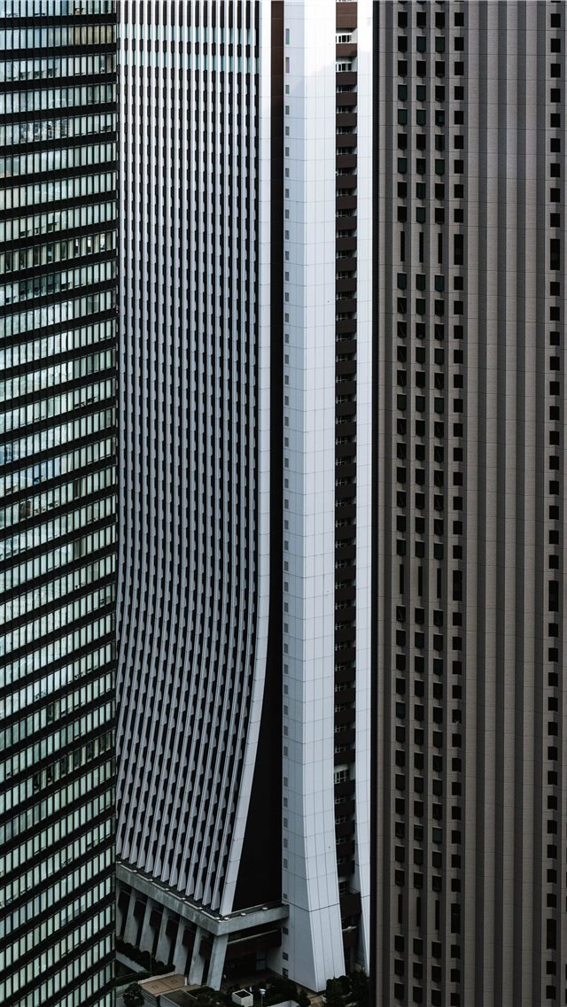 facades of buildings iPhone 8 wallpaper 