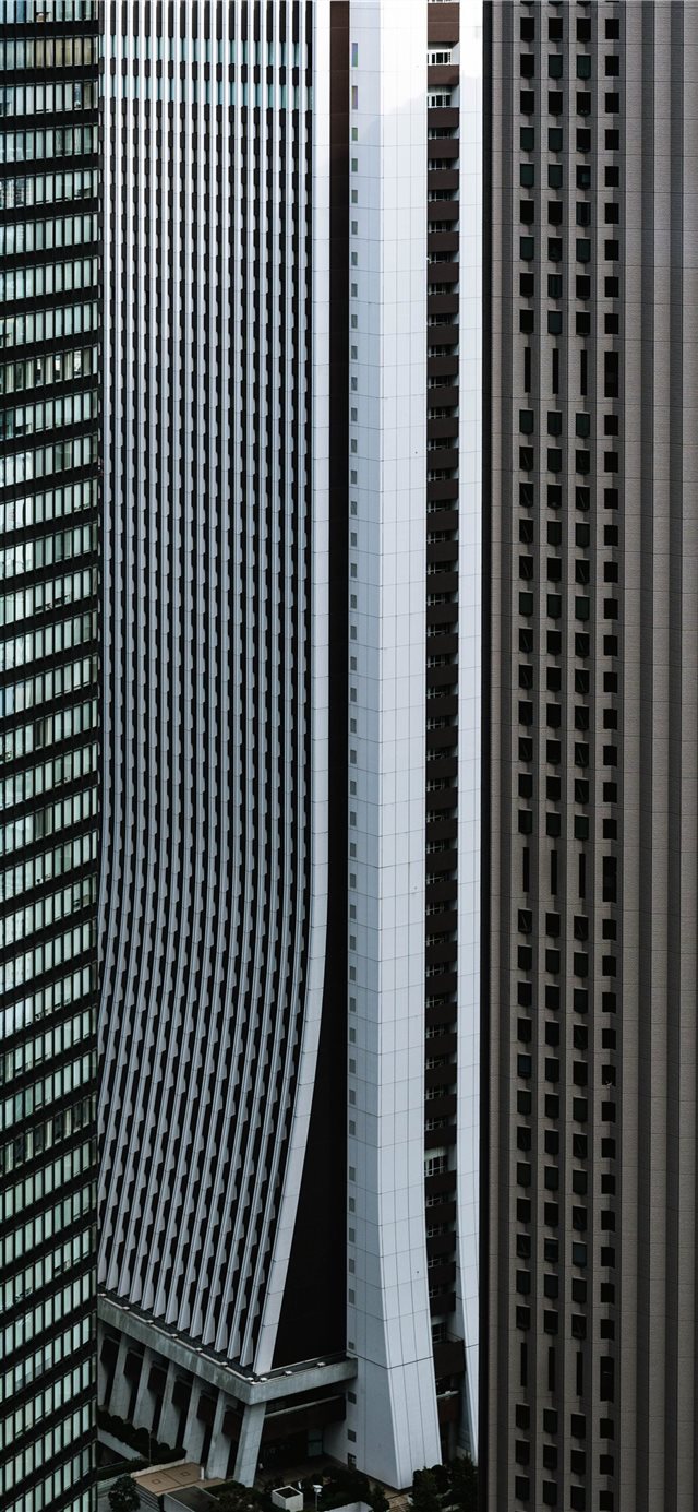 facades of buildings iPhone X wallpaper 