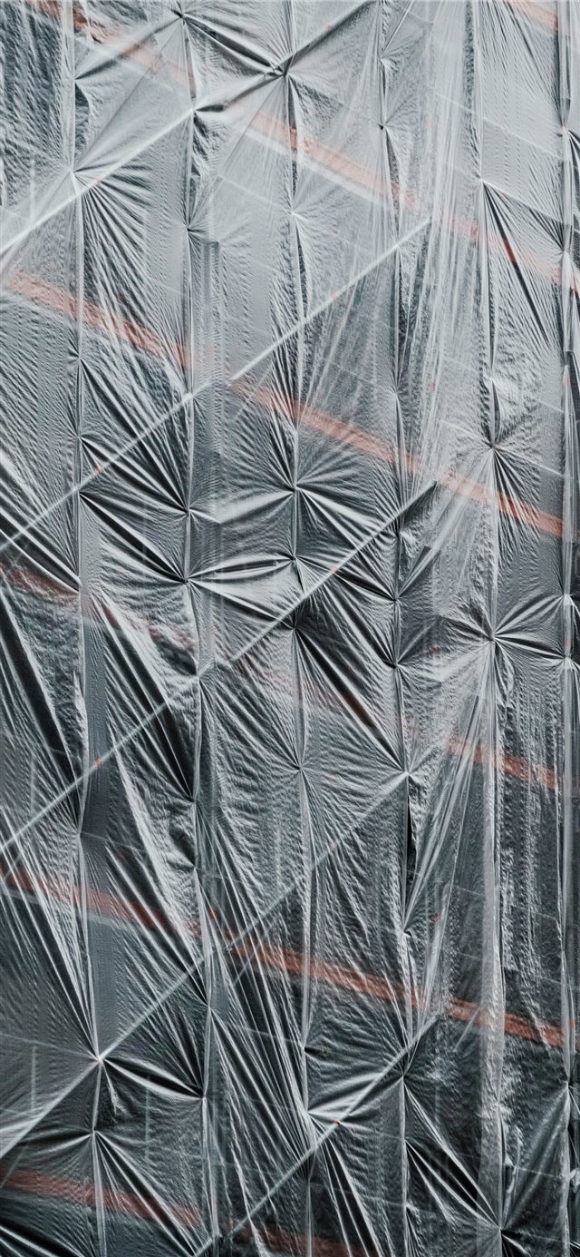 scaffolding and plastic in Paris  France iPhone X wallpaper 