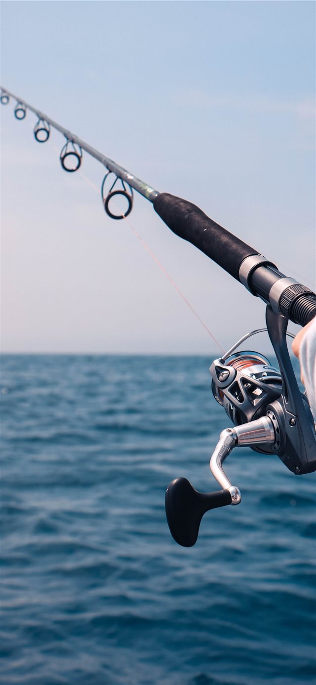 Fishing in Brittany iPhone X wallpaper 