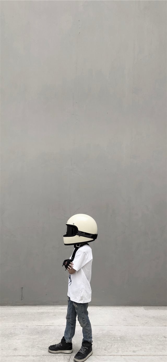 Helmet Boy iPhone X wallpaper 