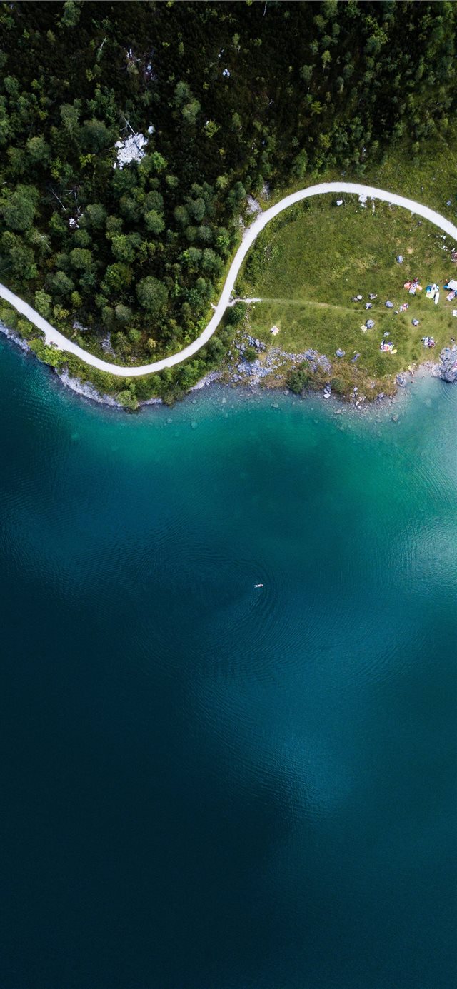 Swimming Alone iPhone X wallpaper 
