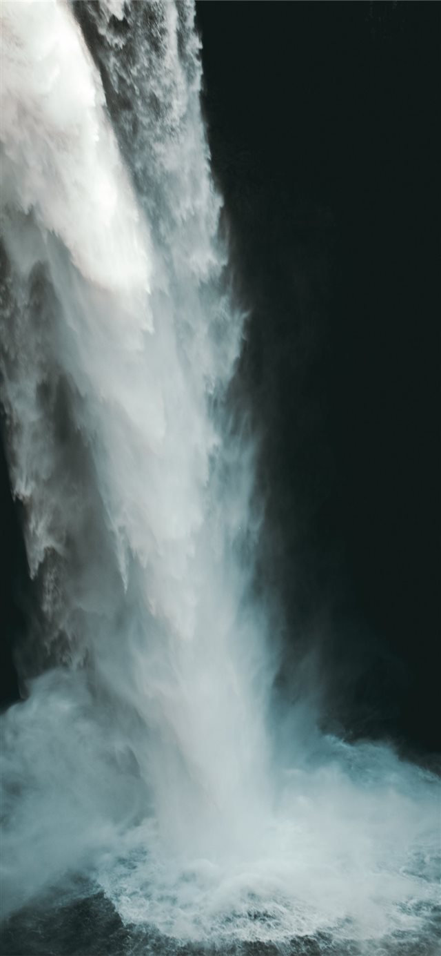 waterfall iPhone X wallpaper 