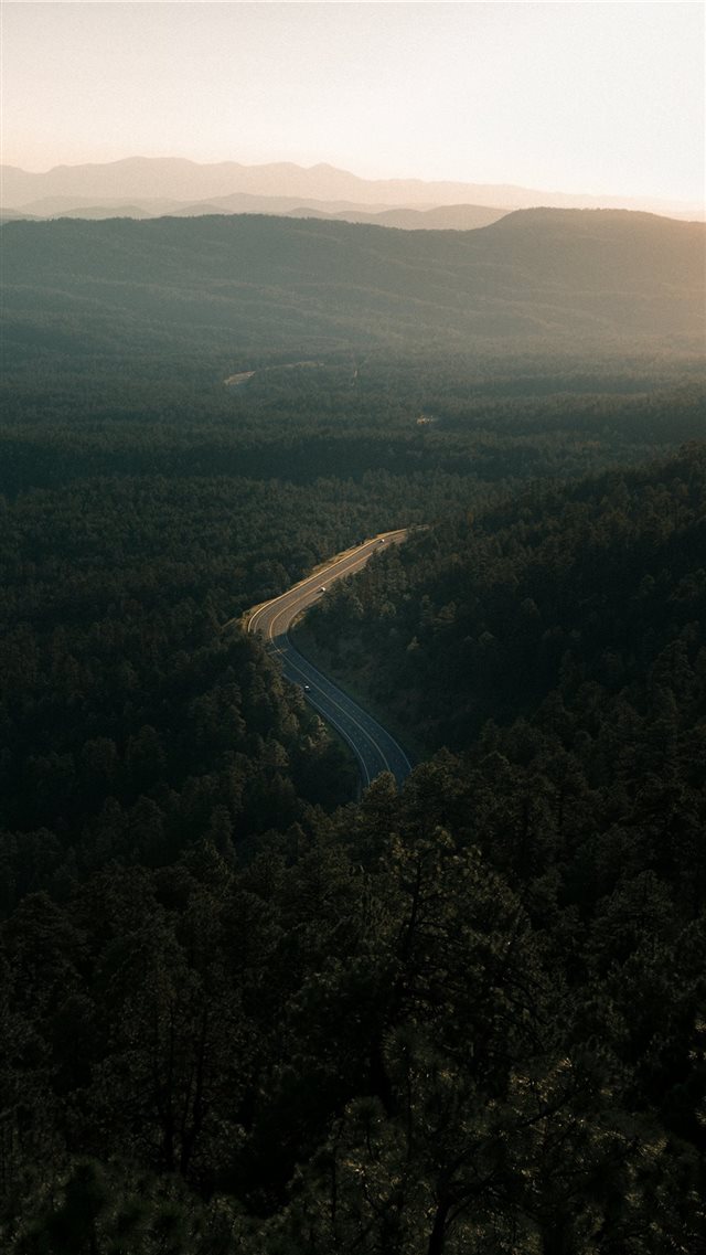 The single road out iPhone 8 wallpaper 