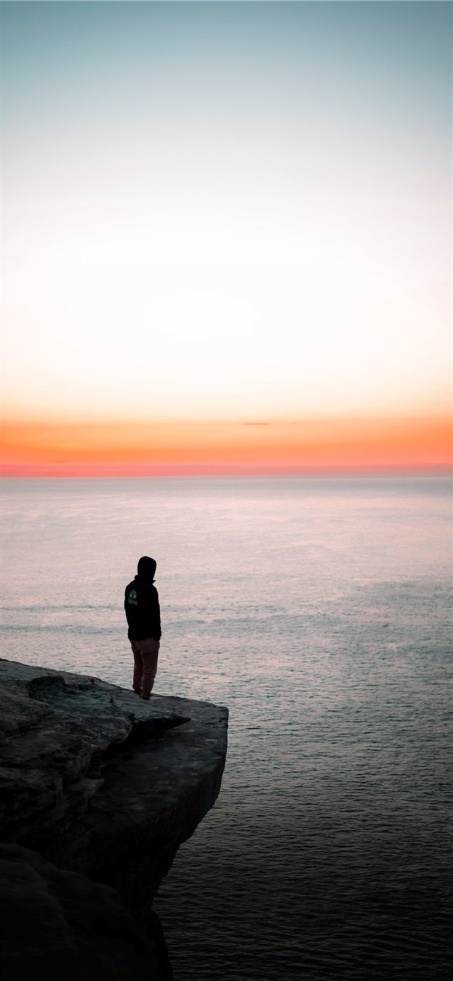 Edge of the world iPhone X wallpaper 