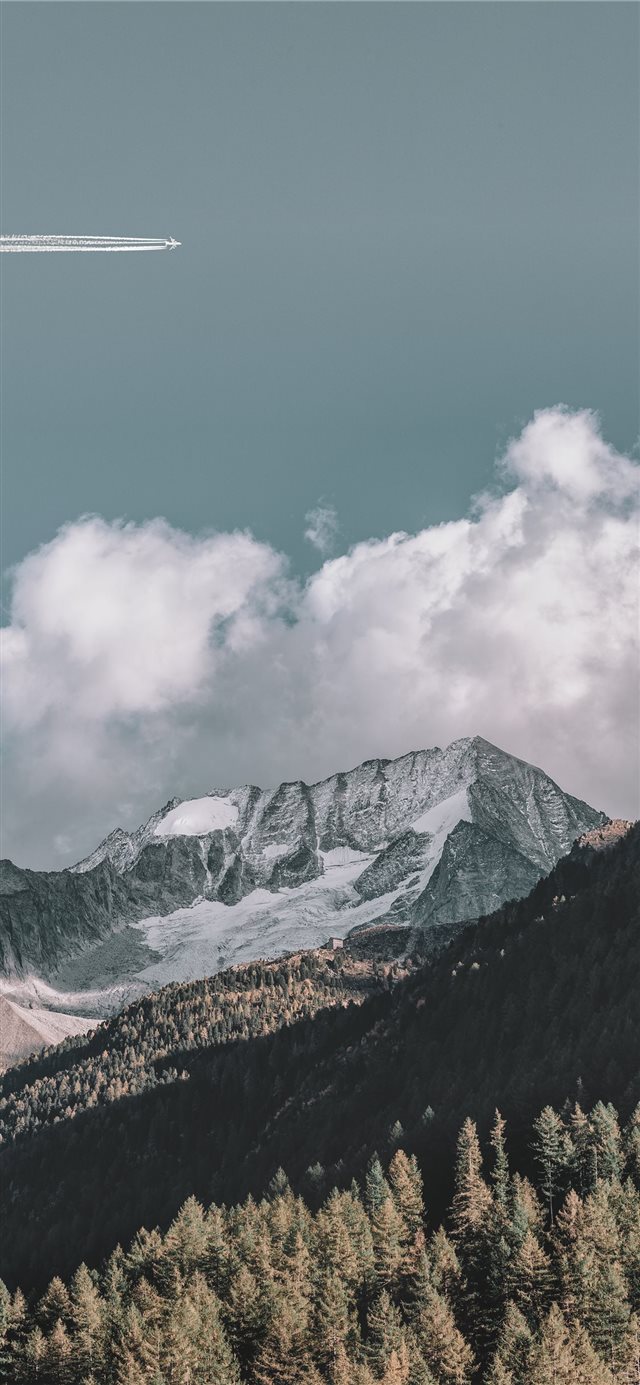 Nature and technique iPhone X wallpaper 