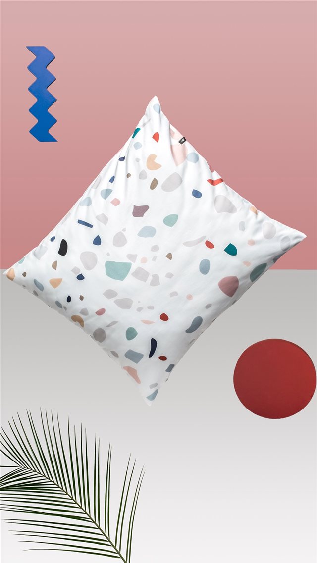 Terrazzo Pillow iPhone 8 wallpaper 