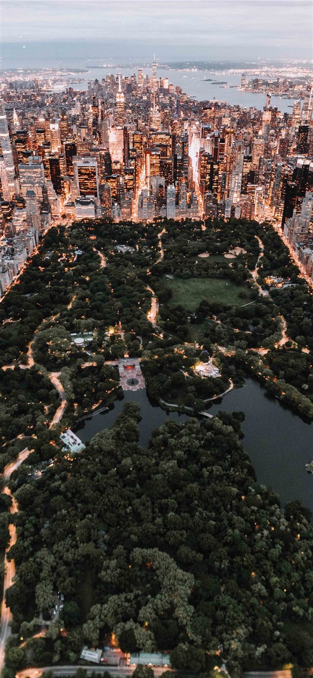 Central Park from above   New York City iPhone X wallpaper 