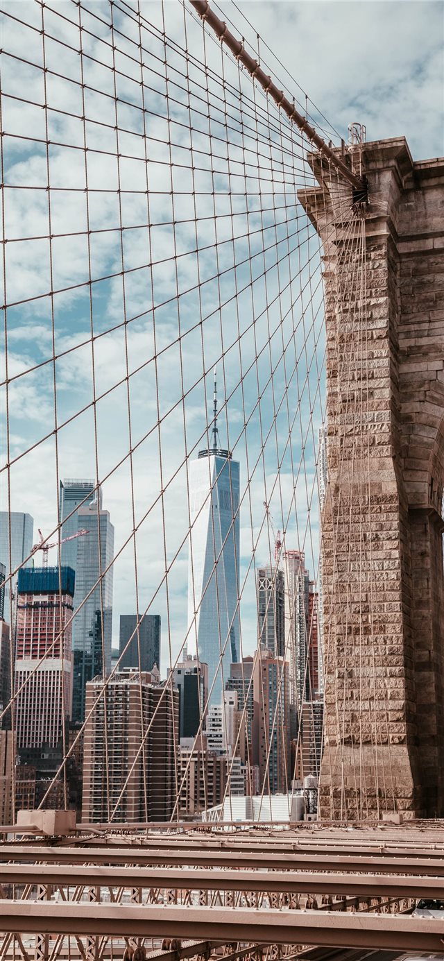 Brooklyn Bridge  New York  USA iPhone X wallpaper 