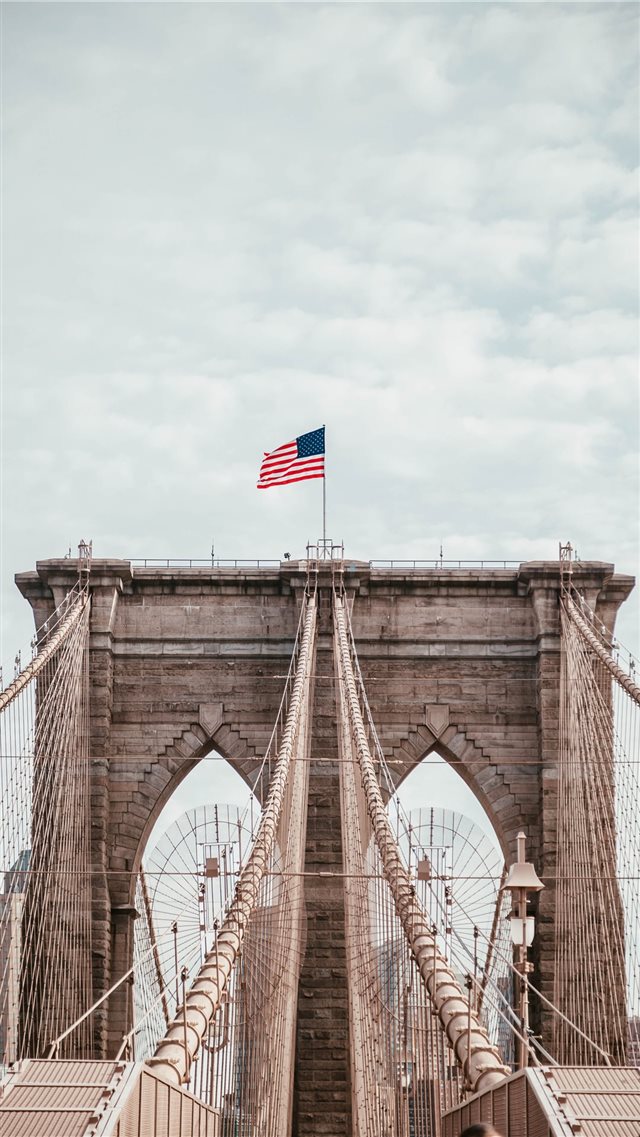 Brooklyn Bridge  new york  USA iPhone 8 wallpaper 