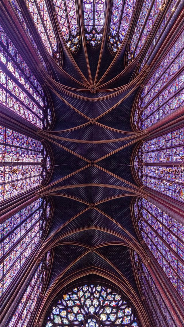 Saint Chapelle  Paris  France iPhone 8 wallpaper 