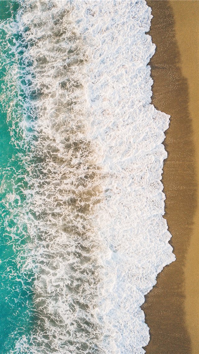Wave after wave  iPhone 8 wallpaper 