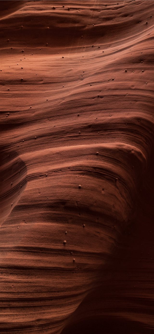 Close up details of the Antelope Canyon wall  iPhone X wallpaper 