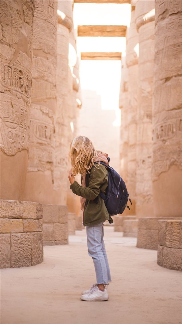 Karnak  Egypt iPhone 8 wallpaper 