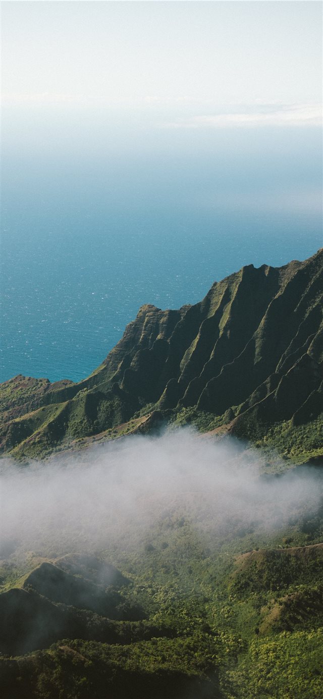 Minutes after I took this photo  the clouds rolled... iPhone X wallpaper 