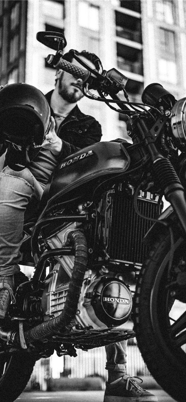 Motorcycle build by @moto_rebuild_nl iPhone X wallpaper 