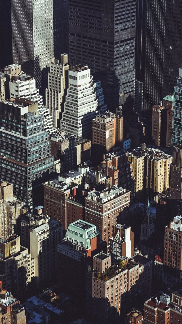 NYC looks like a sci fi toy city  So unreal  iPhone 8 wallpaper 