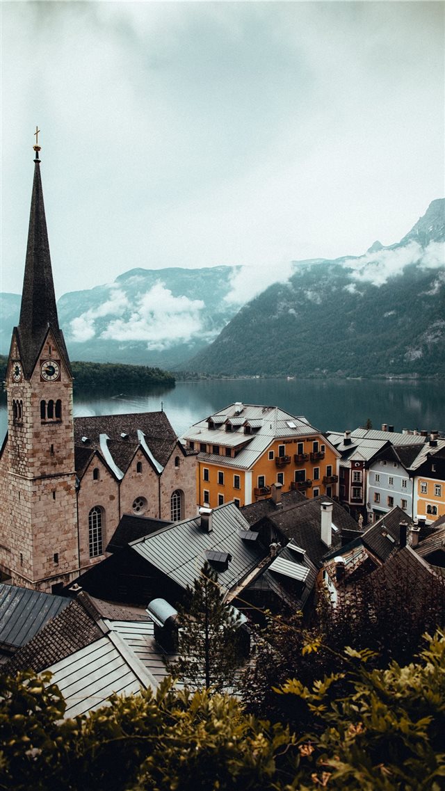 Hallstatt  Austria iPhone 8 wallpaper 