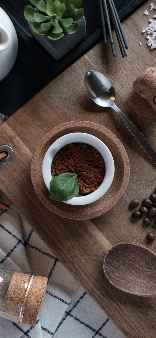 It's coffee time! iPhone X wallpaper 