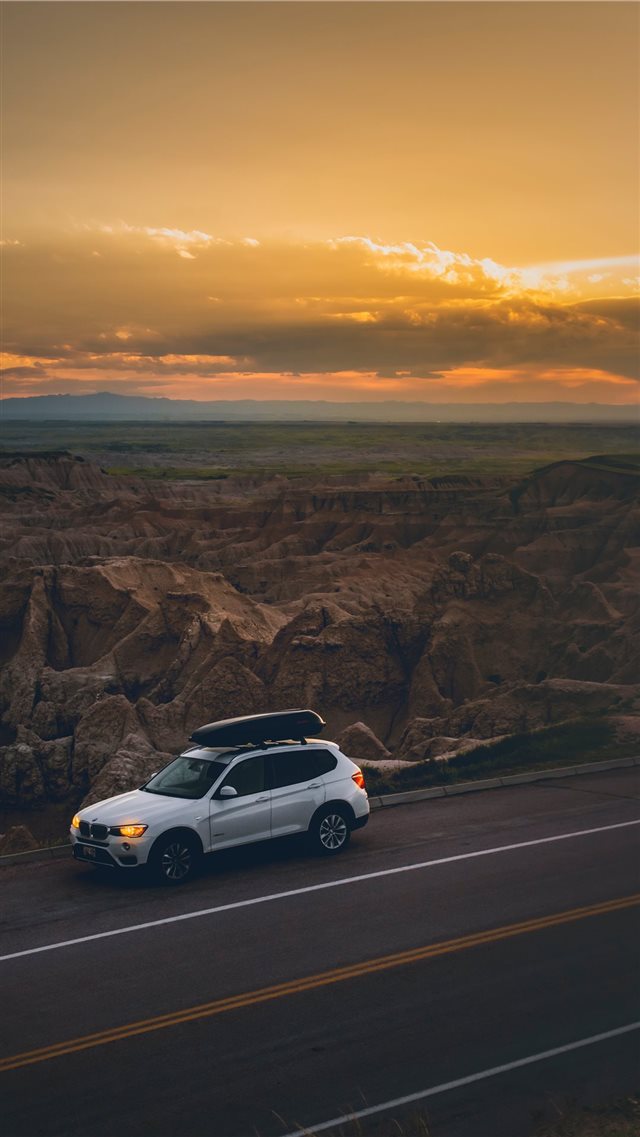 Pulled the car over  climbed the hill and watched ... iPhone 8 wallpaper 