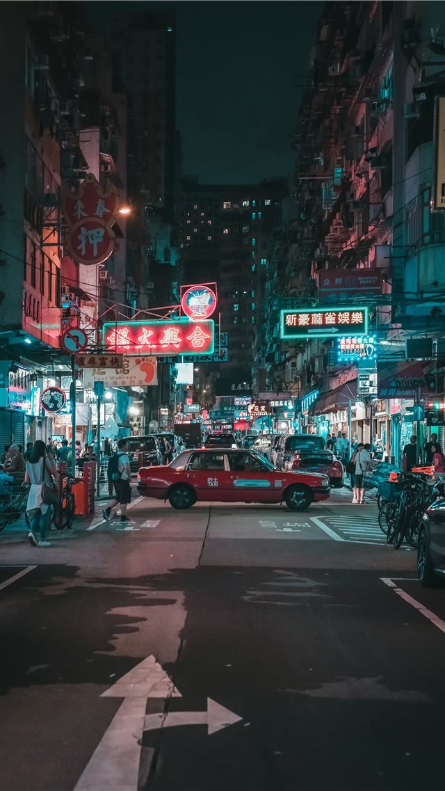Yau Ma Tei  Kowloon  Hong Kong iPhone 8 wallpaper 