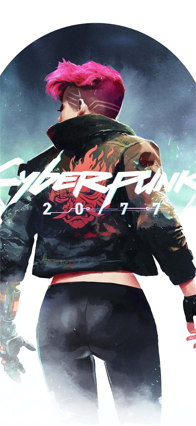 iphone xs cyberpunk 2077 background