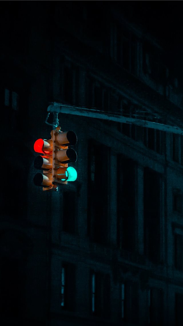 NYC traffic lights      davi... iPhone 8 wallpaper 