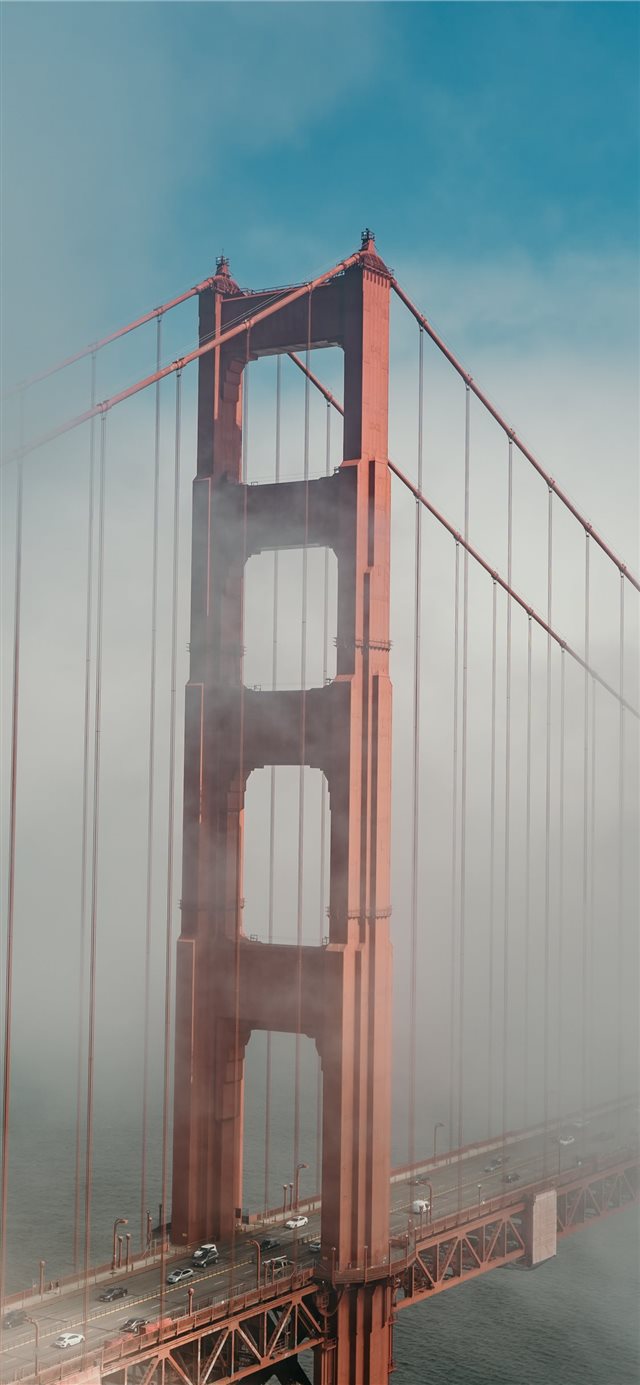 The bridge of all bridges  Golden Gate iPhone X wallpaper 
