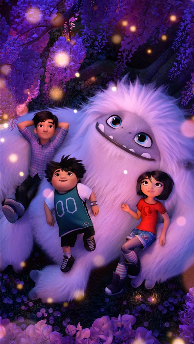 abominable animated movie 8k iPhone 8 wallpaper 