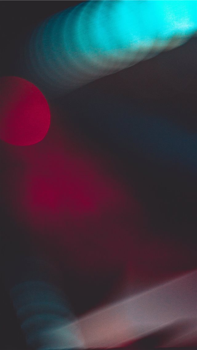 blurry night lights iPhone 8 wallpaper 
