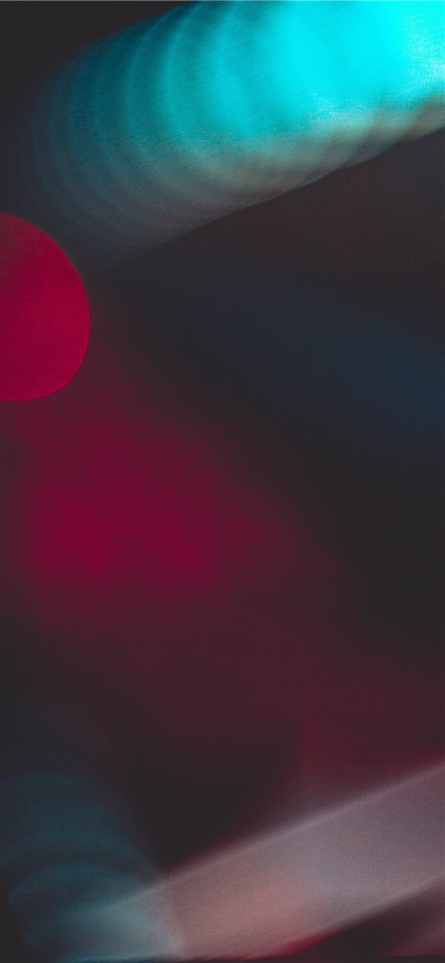 blurry night lights iPhone X wallpaper 