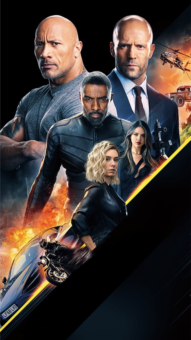 hobbs and shaw 8k iPhone 8 wallpaper 