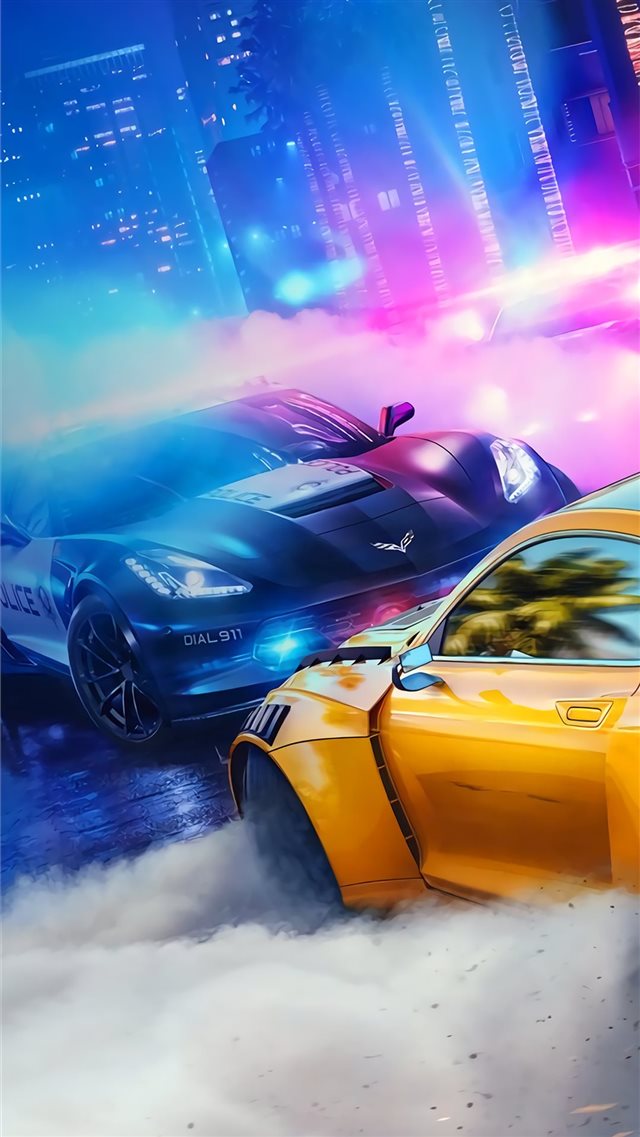 need for speed heat iPhone 8 wallpaper 