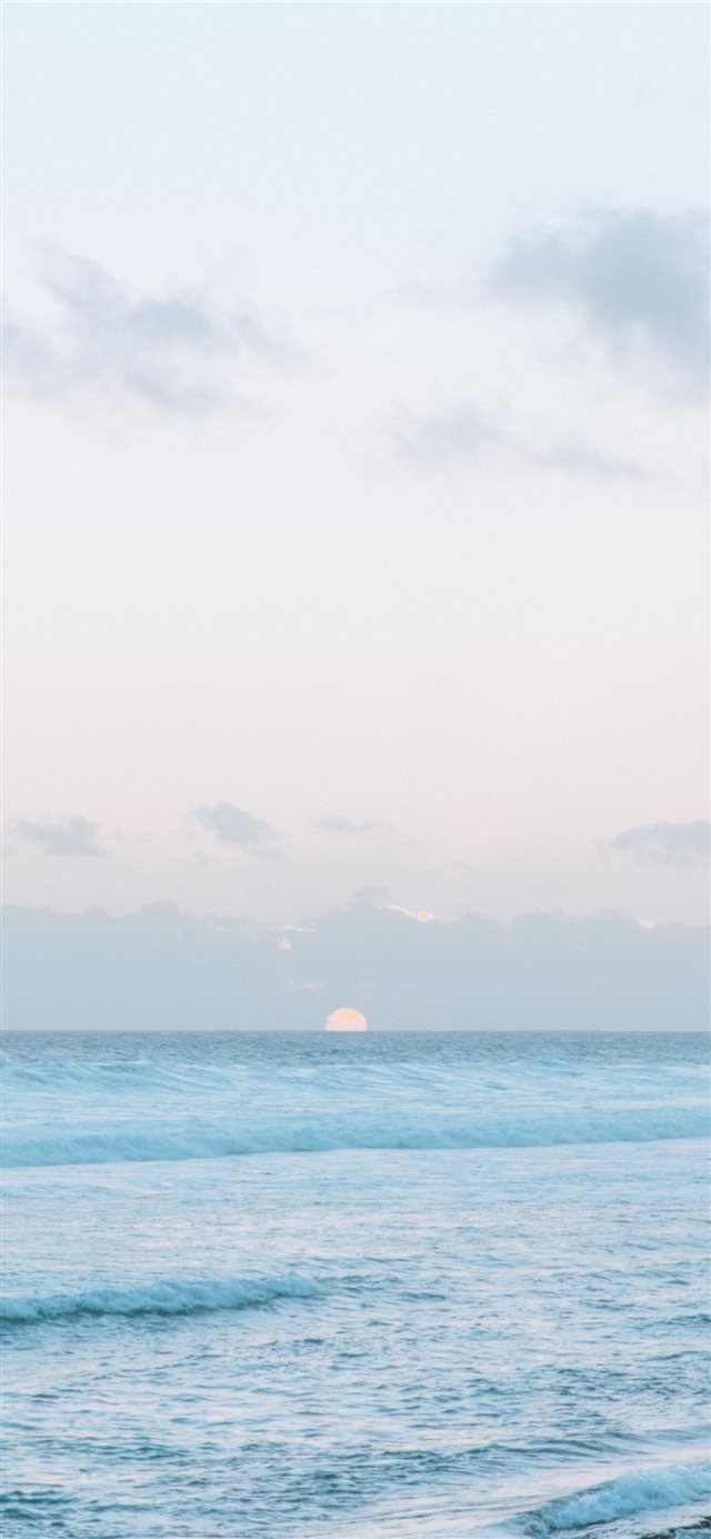 sunset in a beautiful island iPhone X wallpaper 
