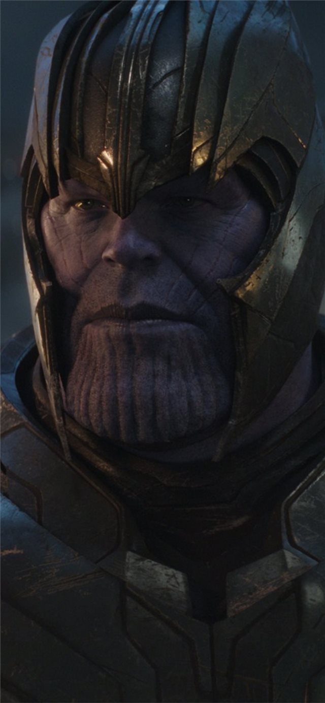 thanos ready for fight iPhone X wallpaper 
