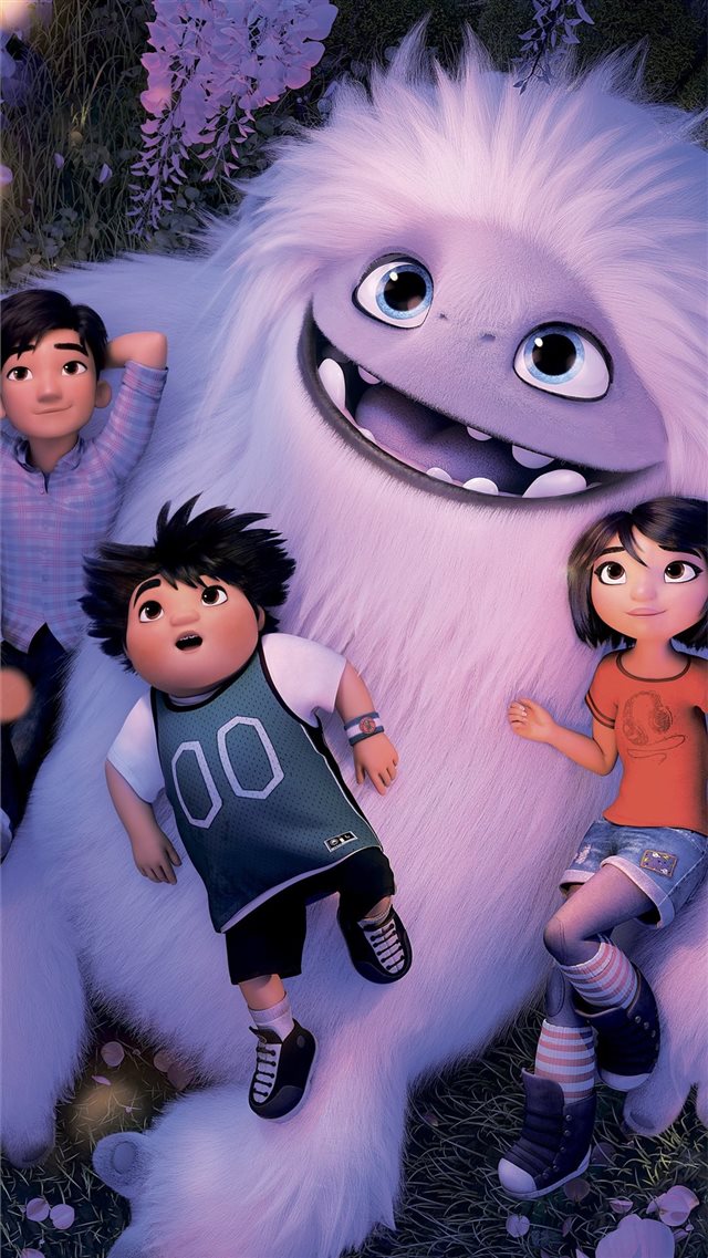 2019 abominable animated movie 8k iPhone 8 wallpaper 