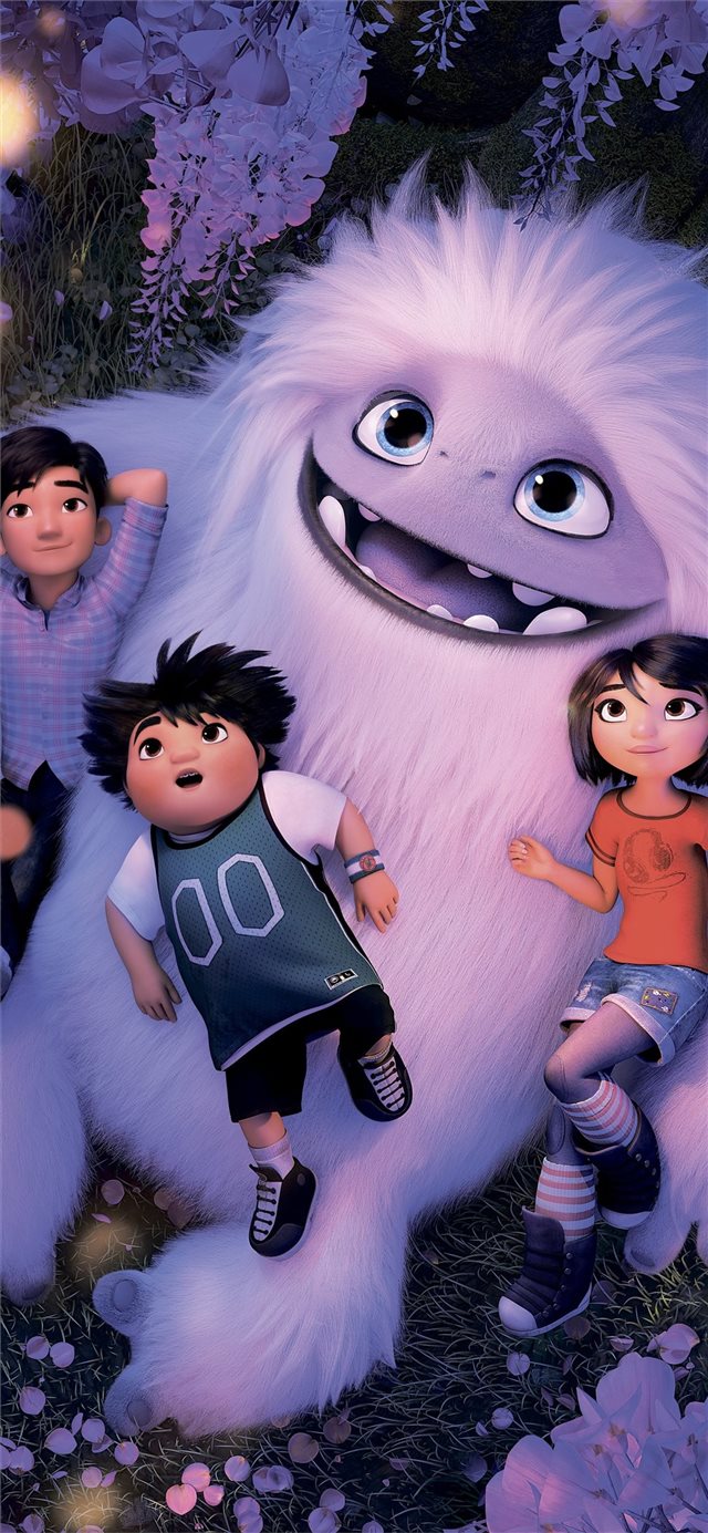 2019 abominable animated movie 8k iPhone X wallpaper 