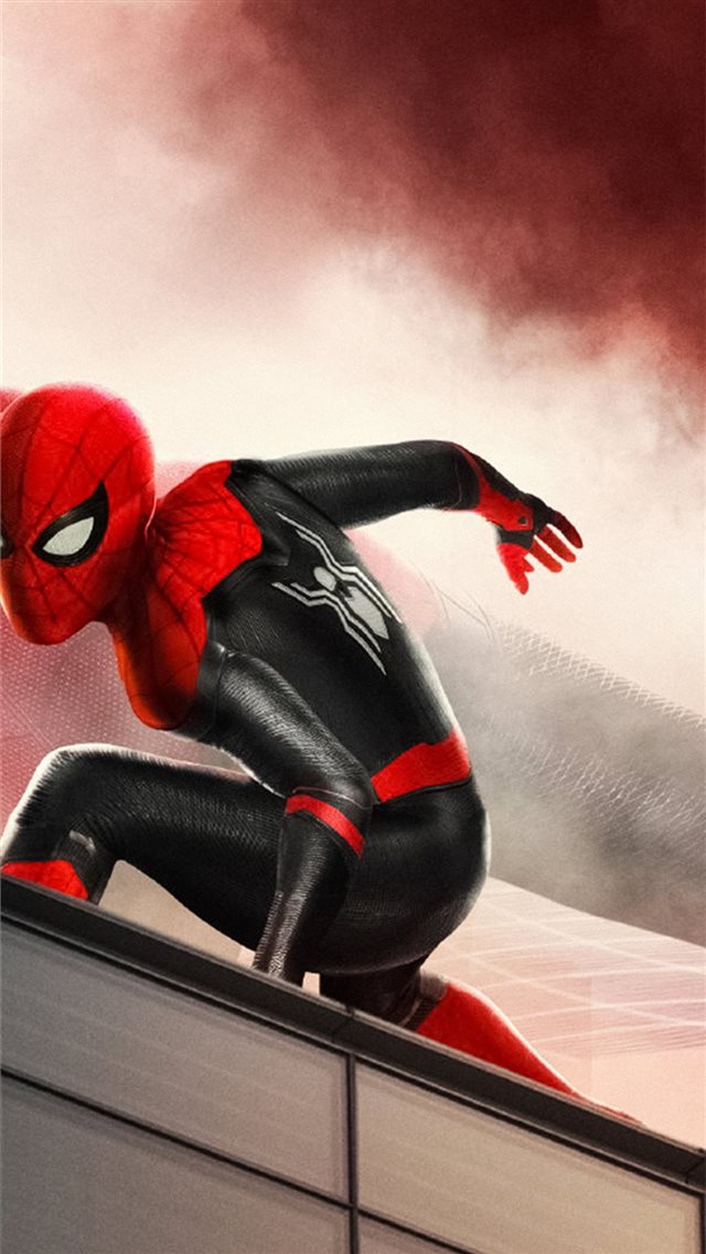 4k spider man far fromhome iPhone 8 wallpaper 