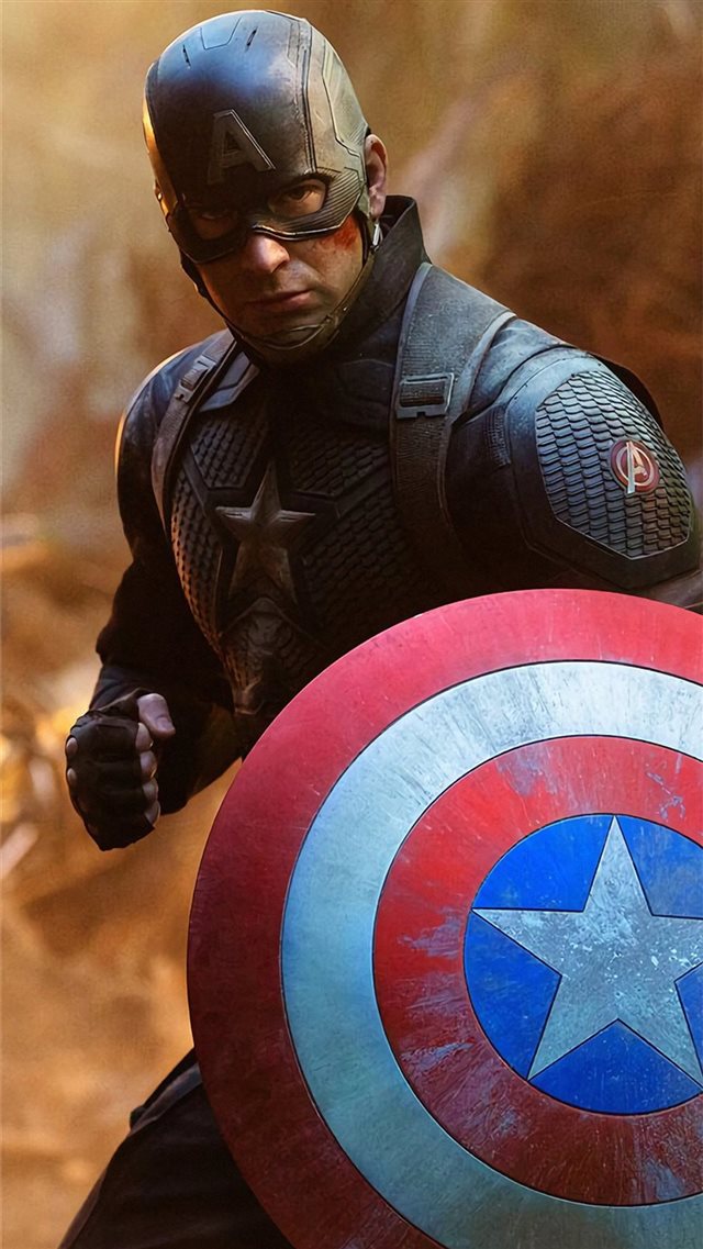 captain america avengers endgame movie iPhone 8 wallpaper 