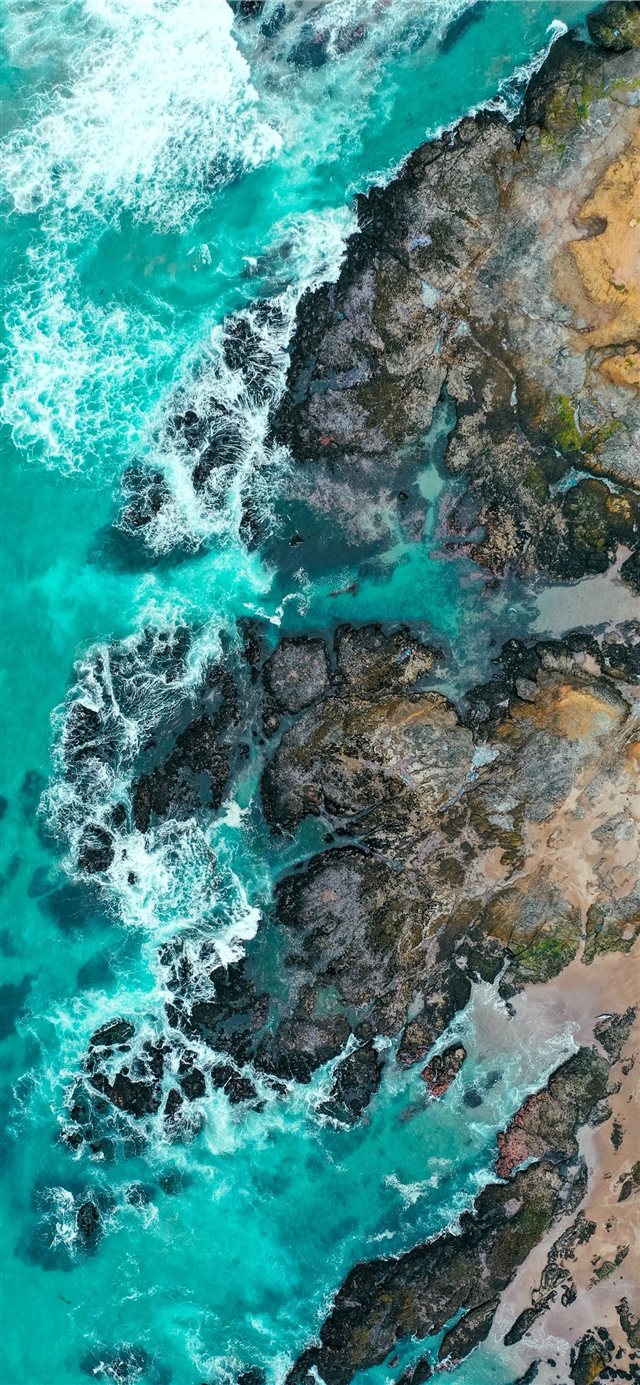ocean photography iPhone X wallpaper 