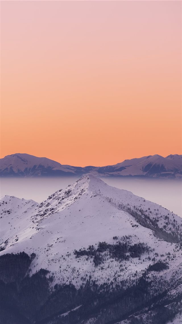 snow mountain iPhone 8 wallpaper 