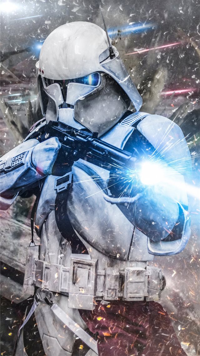 stormtrooper commander iPhone 8 wallpaper 