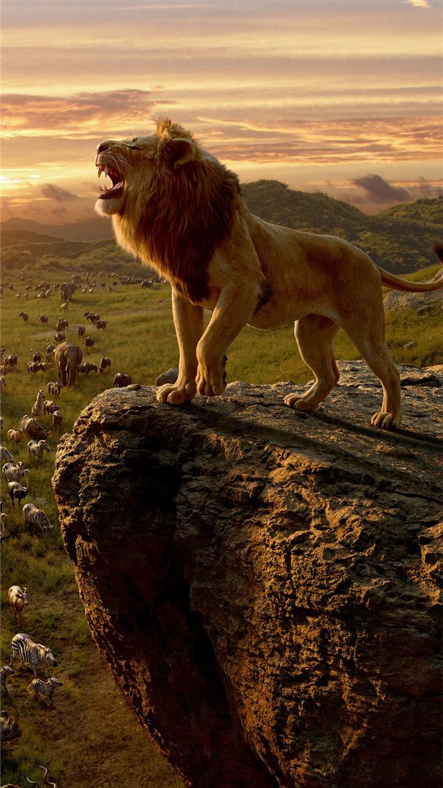 the lion king movie 10k iPhone SE wallpaper 