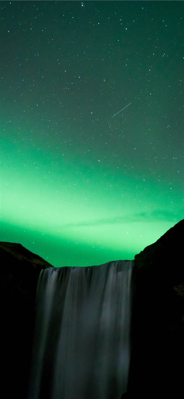 waterfalls photography iPhone X wallpaper 