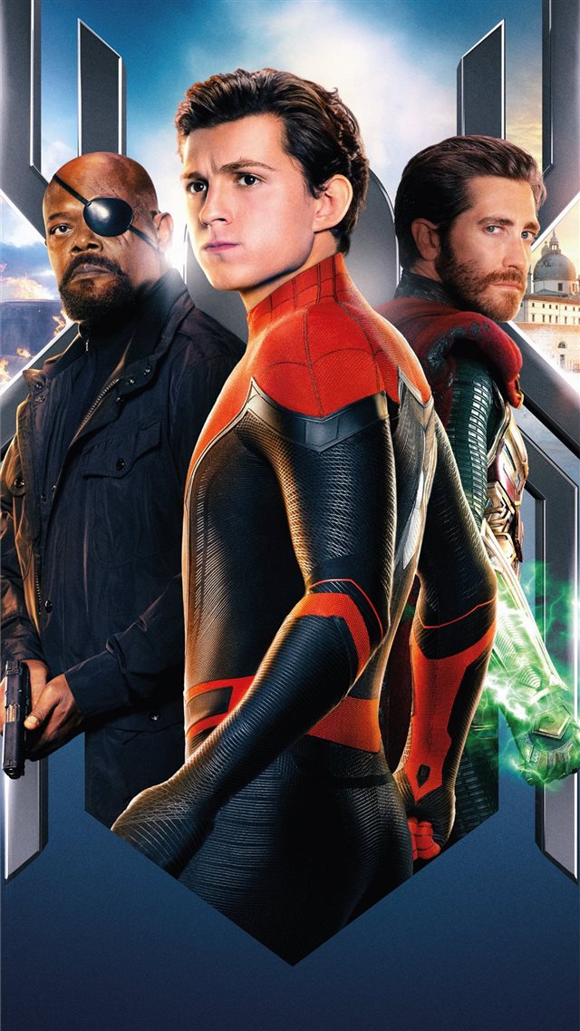 2019 spiderman far from home iPhone 8 wallpaper 