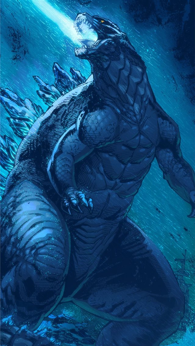 artwork godzilla king of the monsters iPhone 8 wallpaper 