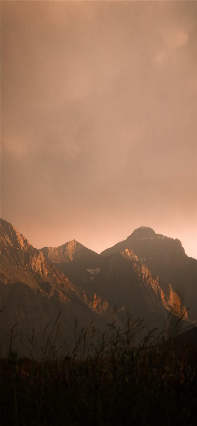 brown rock mountain iPhone X wallpaper 